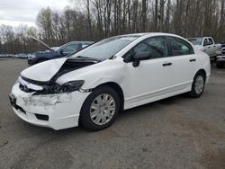 Salvage cars for sale at East Granby, CT auction: 2010 Honda Civic VP