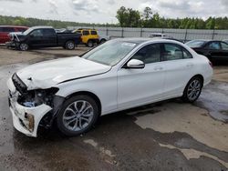 Salvage cars for sale at Harleyville, SC auction: 2016 Mercedes-Benz C 300 4matic