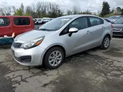 Salvage cars for sale from Copart Portland, OR: 2013 KIA Rio LX