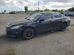 Salvage cars for sale at Miami, FL auction: 2012 Honda Accord SE