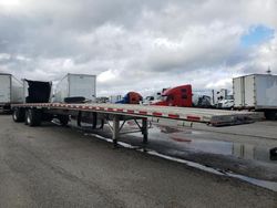 Salvage trucks for sale at Dyer, IN auction: 2023 Esbf 48FLATBED