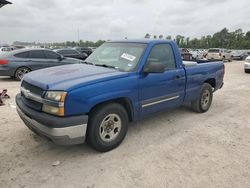 Salvage trucks for sale at Houston, TX auction: 2003 Chevrolet Silverado C1500