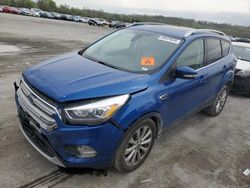 Salvage cars for sale from Copart Cahokia Heights, IL: 2017 Ford Escape Titanium