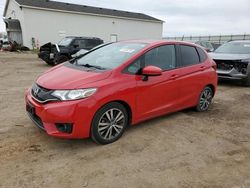 Salvage cars for sale at Portland, MI auction: 2015 Honda FIT EX