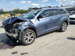 Toyota Highlander salvage cars for sale: 2015 Toyota Highlander XLE