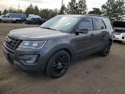 Vehiculos salvage en venta de Copart Denver, CO: 2016 Ford Explorer Sport