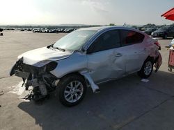 Salvage cars for sale at Grand Prairie, TX auction: 2018 Nissan Versa S