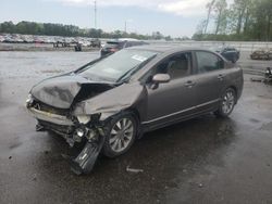 Salvage cars for sale from Copart Dunn, NC: 2009 Honda Civic EX