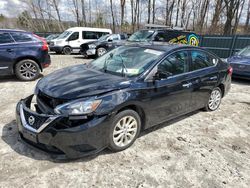Salvage cars for sale at Candia, NH auction: 2018 Nissan Sentra S