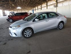 Toyota Corolla salvage cars for sale: 2014 Toyota Corolla L