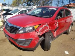 Salvage cars for sale at New Britain, CT auction: 2011 KIA Sportage LX