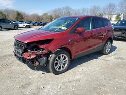 Salvage cars for sale from Copart North Billerica, MA: 2017 Ford Escape SE