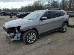 Salvage cars for sale at Ellwood City, PA auction: 2019 Jeep Cherokee Latitude