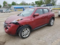 Salvage cars for sale at Wichita, KS auction: 2016 Nissan Juke S