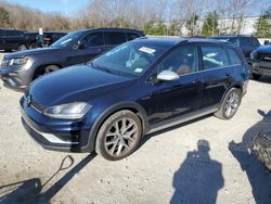 Salvage cars for sale at North Billerica, MA auction: 2017 Volkswagen Golf Alltrack S