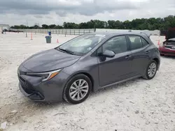 Salvage cars for sale at New Braunfels, TX auction: 2023 Toyota Corolla SE