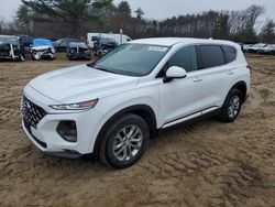 Salvage cars for sale at North Billerica, MA auction: 2020 Hyundai Santa FE SEL