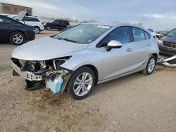 Salvage cars for sale from Copart Kansas City, KS: 2019 Chevrolet Cruze LT