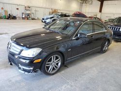 Salvage cars for sale at Milwaukee, WI auction: 2012 Mercedes-Benz C 250