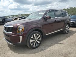 Salvage cars for sale at auction: 2022 KIA Telluride EX