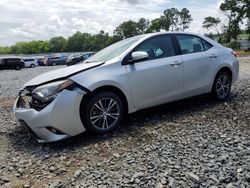 Salvage cars for sale at Byron, GA auction: 2016 Toyota Corolla L