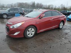 Hyundai Sonata Hybrid salvage cars for sale: 2012 Hyundai Sonata Hybrid