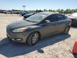 Salvage cars for sale at Houston, TX auction: 2015 Ford Focus Titanium