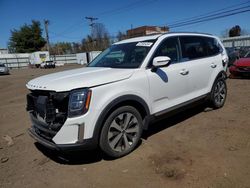 Salvage cars for sale at New Britain, CT auction: 2021 KIA Telluride EX