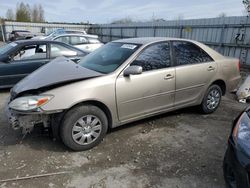 Salvage cars for sale from Copart Arlington, WA: 2004 Toyota Camry LE