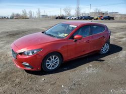 Salvage cars for sale at Montreal Est, QC auction: 2015 Mazda 3 Touring
