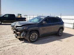 Salvage cars for sale at Andrews, TX auction: 2020 Jeep Cherokee Latitude Plus