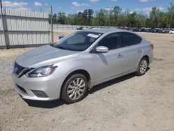 Salvage cars for sale at Lumberton, NC auction: 2016 Nissan Sentra S