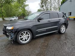 Salvage cars for sale at Portland, OR auction: 2015 Jeep Grand Cherokee Summit