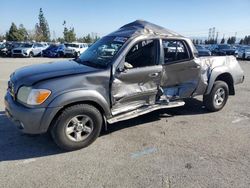 Salvage cars for sale from Copart Rancho Cucamonga, CA: 2006 Toyota Tundra Double Cab Limited