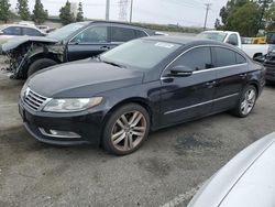 Salvage cars for sale from Copart Rancho Cucamonga, CA: 2013 Volkswagen CC Luxury