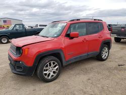 Salvage cars for sale from Copart Amarillo, TX: 2016 Jeep Renegade Latitude