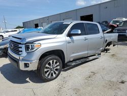 Toyota Tundra salvage cars for sale: 2021 Toyota Tundra Crewmax Limited