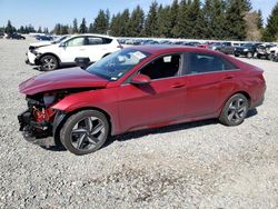 Salvage cars for sale at Graham, WA auction: 2023 Hyundai Elantra Limited