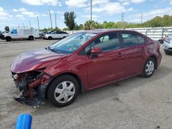 Salvage cars for sale from Copart Miami, FL: 2023 Toyota Corolla LE