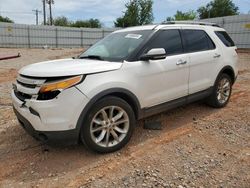 Salvage cars for sale at Oklahoma City, OK auction: 2013 Ford Explorer Limited