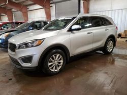 Salvage cars for sale at Lansing, MI auction: 2016 KIA Sorento LX