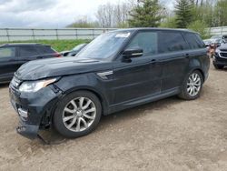 Land Rover Range Rover salvage cars for sale: 2016 Land Rover Range Rover Sport HSE