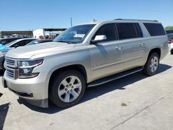 Salvage cars for sale at Grand Prairie, TX auction: 2015 Chevrolet Suburban C1500 LTZ