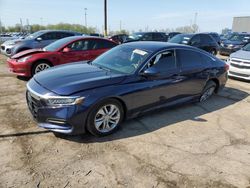 Salvage cars for sale at Woodhaven, MI auction: 2019 Honda Accord LX