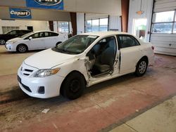 Salvage cars for sale from Copart Angola, NY: 2011 Toyota Corolla Base