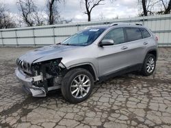 Vehiculos salvage en venta de Copart West Mifflin, PA: 2018 Jeep Cherokee Limited