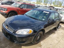 Chevrolet Impala salvage cars for sale: 2008 Chevrolet Impala Police