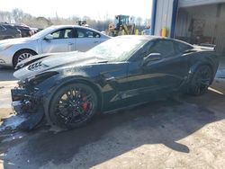 Salvage cars for sale from Copart Duryea, PA: 2019 Chevrolet Corvette Z06 3LZ