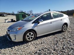 Salvage cars for sale at West Warren, MA auction: 2015 Toyota Prius