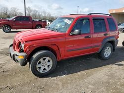 Salvage cars for sale from Copart Fort Wayne, IN: 2003 Jeep Liberty Sport